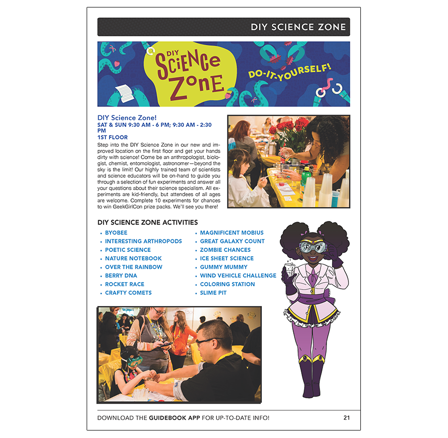 Program Guide Page Layout - Print Design